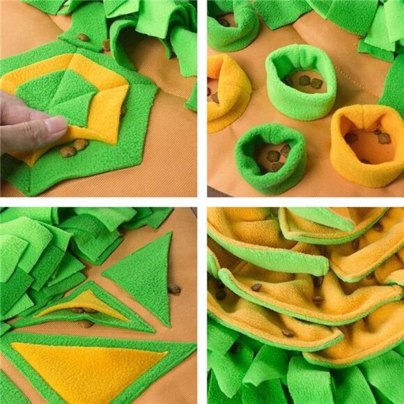 Snuffle Mat Pet Dog Feeding Mat, Durable Interactive Dog Puzzle Toys Encourages - Picture 4 of 7